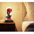thumbnail image 4 of Rosa de seda roja y luz LED con regalos de pétalos caídos para cumpleaños-- BANYUO Electrónica, 4 of 4