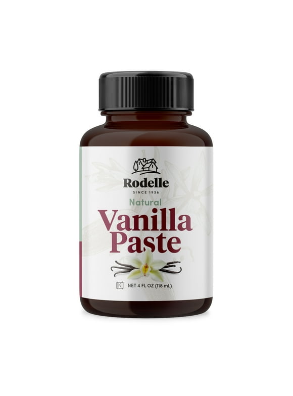 Rodelle All Natural Vanilla Paste, 4 fl oz, Baking Extract