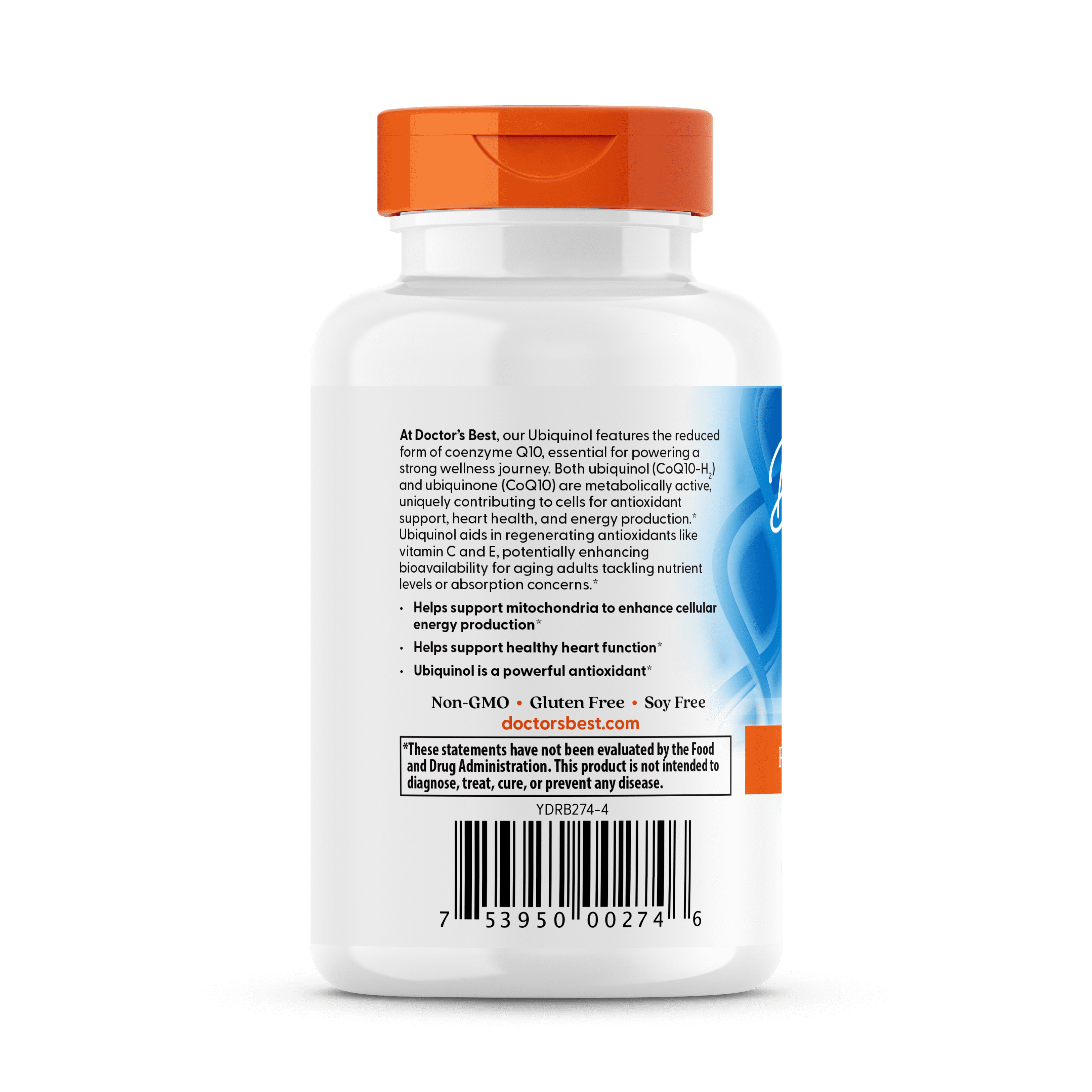 Doctor's Best Ubiquinol, 200 mg, 30 Softgels