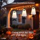 thumbnail image 5 of Hanging Ghosts Fleyudemo para Halloween, paquete de 3 unidades, 48 cm, iluminadas, 5 of 7