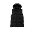 thumbnail image 3 of MERCER+METTLE Women's Puffy Vest | Hooded Puffer Vest for Women, Water Repellent, Breathable, Lightweight Insulation - Deep Black S, 3 of 4
