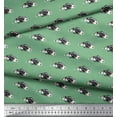 thumbnail image 2 of Soimoi Cotton Poplin Fabric Basset Hound Dog Print Sewing Fabric Yard 56 Inch Wide, 2 of 3