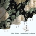 thumbnail image 6 of Pioneer Flower Floral Print Pattern Shower Curtain 72"x72" ,Bathroom Decorative Shower Curtains Set with 12 Hooks,Modern Waterproof Washable Shower Curtain, 6 of 6