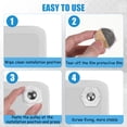 thumbnail image 1 of Injueey Ruedas para muebles giratorias de 360° de 12 piezas para maniobrar muebles sin esfuerzo en cualquier dirección Premium Decoración del hogar 【20mm】blanco, 1 of 5