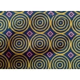 thumbnail image 4 of oneOone Cotton Poplin Fabric Diamond & Circle Block Print Fabric By Yard 56 Inch Wide, 4 of 4
