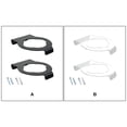 thumbnail image 1 of VONKY 1 Set Football Holder Portable Balls Racks Convenient Spheres Shape Durability Black Handy Installation Ball Display Rack Transparent, 1 of 8