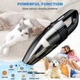 thumbnail image 4 of Powerful Quick Charge Lithium-Ion Hand Vacuum, Lightweight Portable Small Hand Vac, Mini Hand Held Vac for Car, Home, Pet Hair, 4 of 9