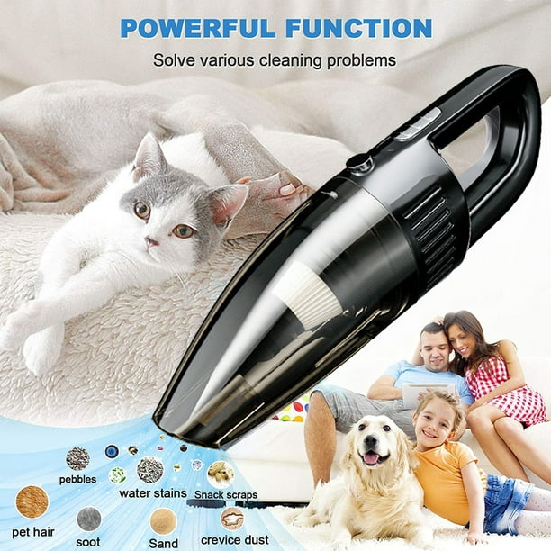 Vacuum Cleaner Car Portable Wet And Dry High Power Vacuum Cleaner, Powerful  Suction Inflator Portable Turbo Hand Held For Car