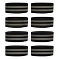 thumbnail image 1 of Muñequeras reflectantes Tobilleras (8 bandas/4 pares) | Accesorios de alta visibilidad y seguridad para correr/andar en bicicleta/caminar, 1 of 5