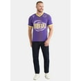thumbnail image 2 of Nirvana Men’s and Big Men's Graphic Mesh Football Jersey Style Shirt, Sizes XS-3XL, 2 of 5