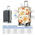 thumbnail image 6 of Easygdp Flower Fox Double-Sided Printed Elastic Suitcase Protective Cover,Invisible Zipper, Business Trip Luggage Cases,Washable And Resistant To Falling -X-Large, 6 of 9
