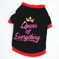 thumbnail image 2 of Camisas para perros Chaleco con estampado de letras para perros pequeños y grandes Disfraz con eslogan Pijamas para perros Regalo para cachorros Ropa para mascotas Mamá's Boy-L, 2 of 5