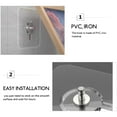 thumbnail image 4 of HEALEEP 20pcs Heavy Duty Adhesive Wall Hooks For Photo Frames Practical Sticky Hooks For Kitchen Bathroom Installation, 4 of 8