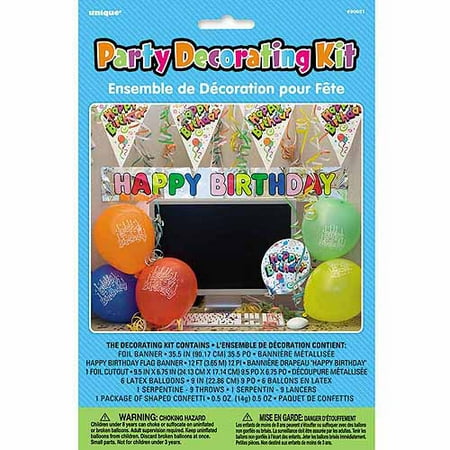 - Happy Birthday Office Cubical Decorating Kit, 11pc