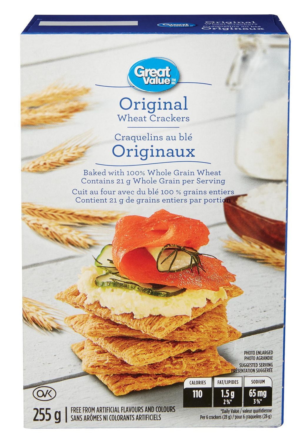Great Value Original Wheat Crackers