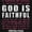 Black, variant on God Is Faithful Religious Faith Men's Graphic T Shirt Tees Brisco Brands L