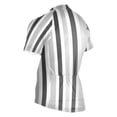 thumbnail image 3 of joogoo Gray Stripes Pattern Men's Cycling Jerseys Mountain Bike Short Sleeve Tops L, 3 of 7