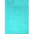 thumbnail image 1 of Ahgly Company Indoor Rectangle Abstract Turquoise Blue Contemporary Area Rugs, 8' x 10', 1 of 4