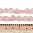 thumbnail image 5 of Natural Rose Quartz Beads Strands Tumbled Stone Pink 5~14x7~10x4~8mm Hole: 1mm 43~45pcs/strand 15.47~15.75''(39.3~40cm), 5 of 5