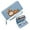 Blue, variant on GEEAD Card Holder Wallet for Women Large Capacity Handbag for Women decorative floral elements pumpkin butter jar autumn-themed illustration Travel Accessory Snap Button Wallet