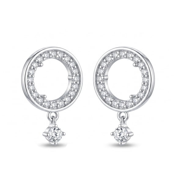 925 SILLER Drop Silver Earrings 925 Sterling, Sterling Silver