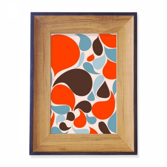 Colorful Water Droplets Photo Frame Exhibition Display Art Desktop Painting