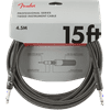 Fender® 15' Professional Series Gray Tweed Instrument Cable #0990820065 - 15 ft