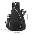 thumbnail image 3 of Backpack Adjustable Crossbody Sling Bag Bag Tennis Bag Paddle Bag for Women and Man, 3 of 8