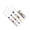 White, variant on Blue Oil-Based Permanent Paint Marker Pen, 4Pcs Waterproof Multi-Surface Marker, Quick Dry Paint Pen for Wood, Metal, Plastic, Glass, Stone, Auto Marking & DIY Craft Projects