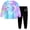 4#Blue, variant on 1T 2T 3T 4T 5T 6T Toddler Baby Girl Summer Clothes Set Short Sleeve T-shirt Tops Pants Little Kids School Wear Outfits 2Pcs(Sky Blue,4-5 Years)