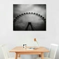 thumbnail image 2 of COMIO Minimalist Black And White Photography Art Decoration London Eye Ferris Wheel Poster Canvas Wall Canvas Painting Wall Art Poster for Bedroom Living Room Decor, 2 of 4