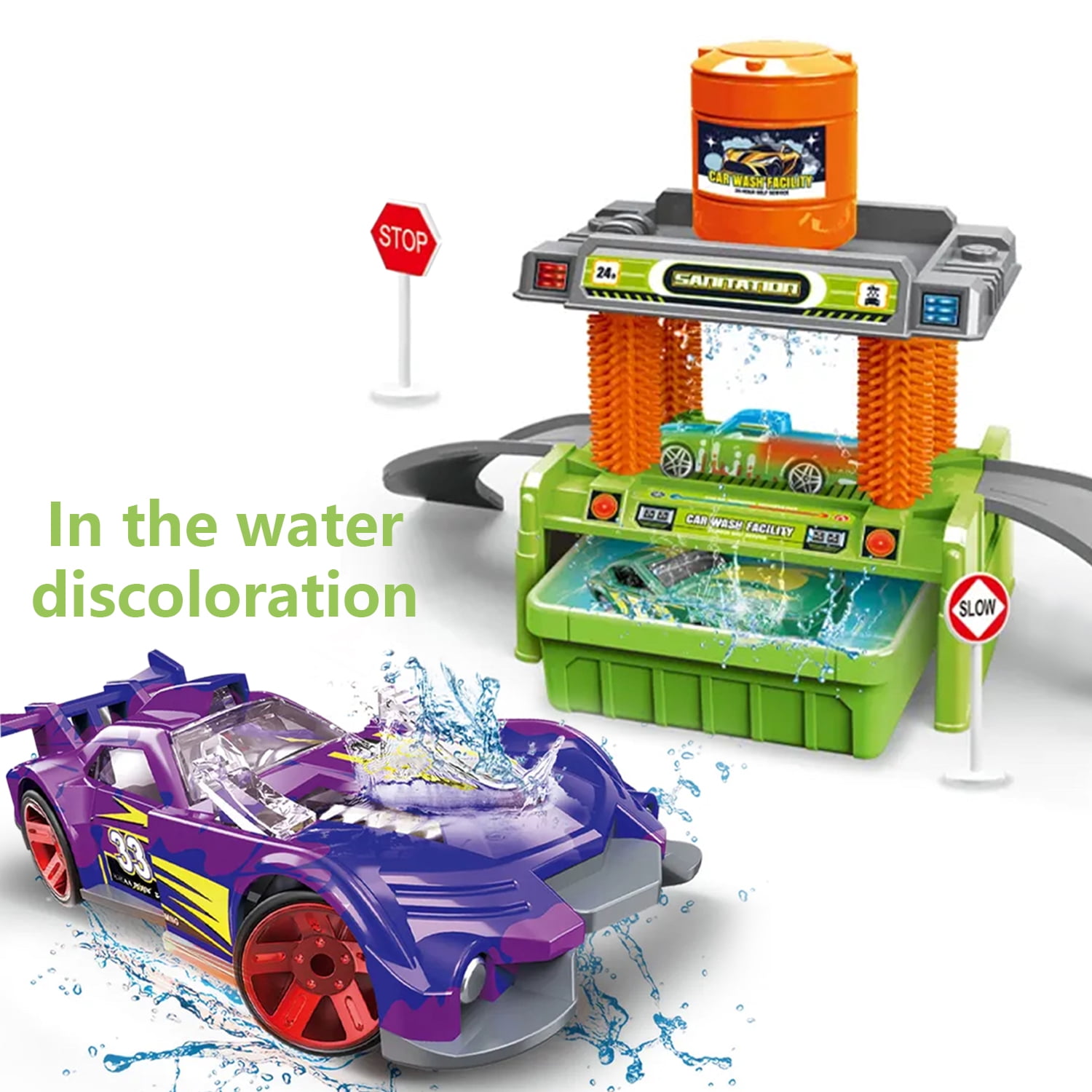 カーズ マテル RACE READY CAR WASH カラーチェンジャー Disney and Pixar Cars Color Changers Race Ready Car Wash