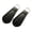 Black, variant on Dualoai 2 Pieces Zipper Pulls Zip Pulls PU Leather Replacement Zipper Heads Pullers for Black