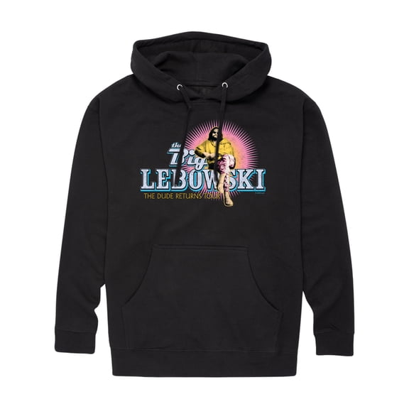 The Big Lebowski - The Dude Returns Tour - Men's Pullover Hooded Fleece Sweatshirt