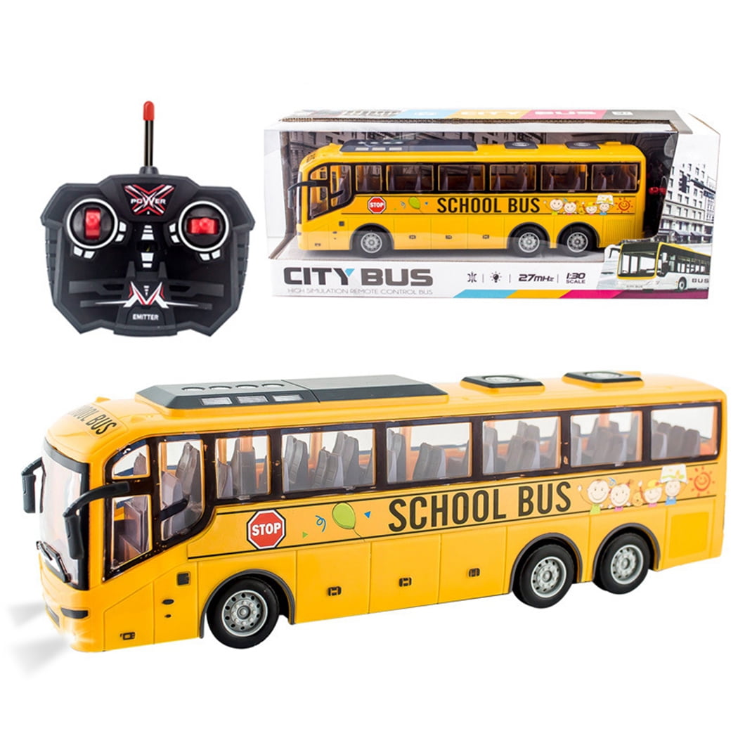 1/12 Rechargeable Remote Control Bus With Light & Sound Kids RC Vehicles Toy 