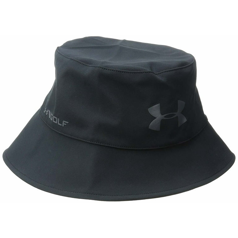 Under Armour Men's Traditional Bucket Hat, Water Resistant Black  1262175-001-MD