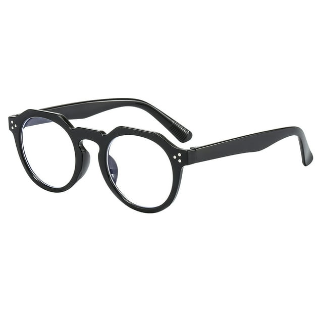 Miroir Plat de Mode Irrégulier Anti-Lumière Bleue Rétro Multicolore Plein Cadre en Verre