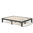 thumbnail image 4 of Gymax Wooden Platform Bed Frame, Queen Size, Sturdy and Space-saving Design, Espresso, 4 of 8