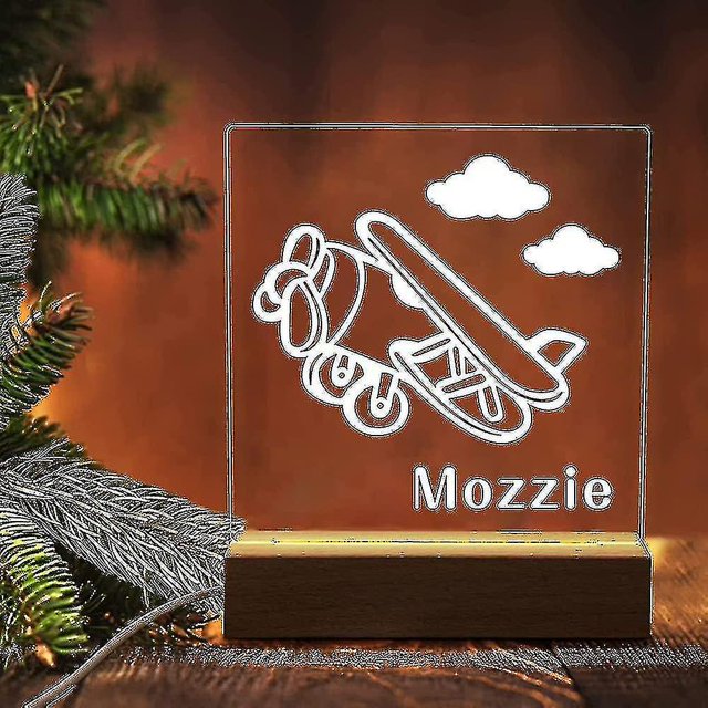 Lámpara de mariposa personalizada, luz de noche para niños, luz de noche acrílica con nombres personalizados, luz de noche para niños, decoración de dormitorio, personalizada