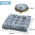 thumbnail image 3 of 22" Square Dutch Velvet Meditation Cushion, Bohemian Floor Pillow for Reading, Yoga, and Lounging, 3 of 7
