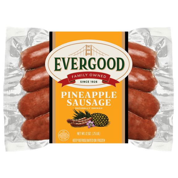 Evergood Pineapple Sausage, 12 oz, 4 Count