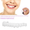 thumbnail image 5 of HOTBEST Smile Veneers Snap On Upper False Teeth Dental Veneers Dentures Tooth Cover White Teaching and Temporary Braces Cover Instant and Improve Smile, 5 of 10