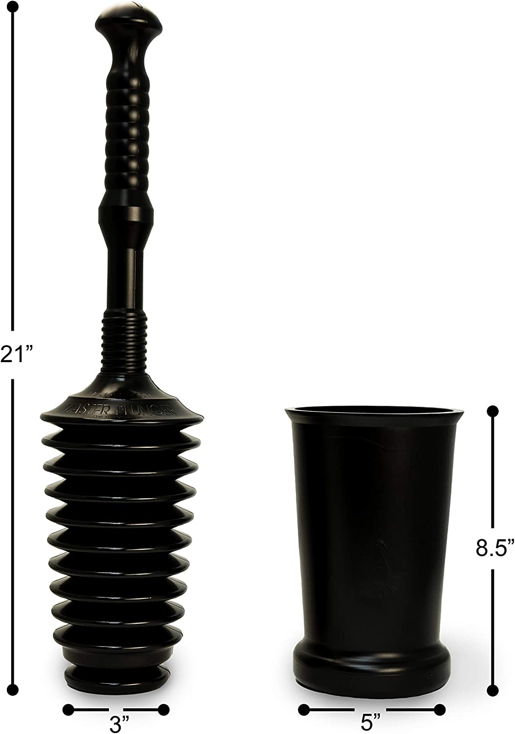 Master Plunger Heavy Duty Toilet Plunger with Bucket photo 2