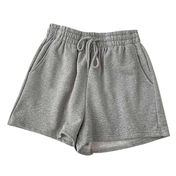 Womens Sweat Shorts Casual Summer Athletic Gym Shorts Comfy Shorts Spring Outfits Fall Fashion Clothes Workout Pants 2024 with Pocket