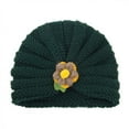 thumbnail image 3 of Baby Ear Protection Autumn Winter Baby Boys Girls Flowers Knitted Windproof Warmth Ear Protection Children Hat, 3 of 8