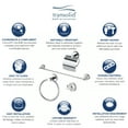 thumbnail image 2 of Transolid KA-CAR-4-PC Cara 4-Piece Bathroom Accessory Kit, Polished Chrome, 2 of 14