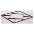 thumbnail image 4 of Ekena Millwork 7 3/8"W x 7 3/8"H x 1/4"T Extra Small Hudson Decorative Fretwork Wood Wall Panels, Birch, 4 of 18