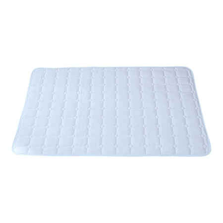 Leodye 1PCS Double Sided Pet Cooling Mat Temperature Control Heat Resistant Sleeping Pad for Puppies Kittens Hot Summer Indoor Rest Use -19.68*15.74IN