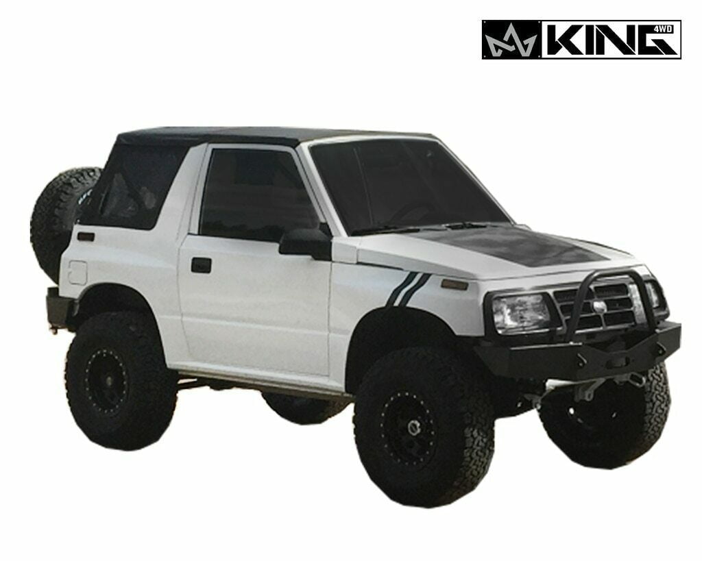 キング4WD 14011135 86-94スズキ相棒のソフトトップ色の窓King 4WD 14011135 Soft Top Tinted Windows For 86-94 Suzuki Sidekick