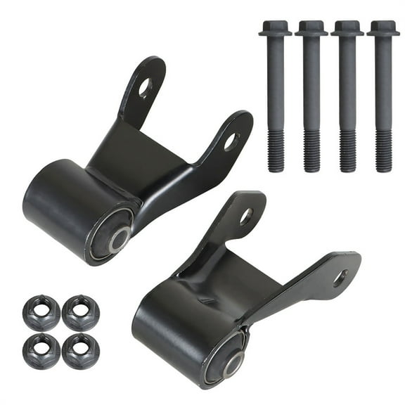 LABLT 2× for Avalanche Sierra 2500 Leaf Spring Rearward Shackle Bracket Kit 25812937 Fits select: 2008-2009 CHEVROLET SILVERADO K1500, 2007 CHEVROLET SILVERADO C1500 CREW CAB